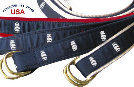 Tall Ships D-Ring Belt - Click Image to Close